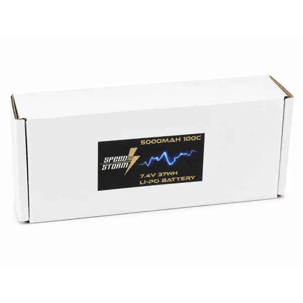 Аккумулятор Speed Storm Li-Po 7.4V 100C 5000 mAh Hard SP разъем T-plug (Deans) - SS-SP2S5000-100-D