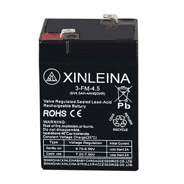 Аккумулятор XINLEINA 6V4.5Ah/20Hr - 3FM4.5