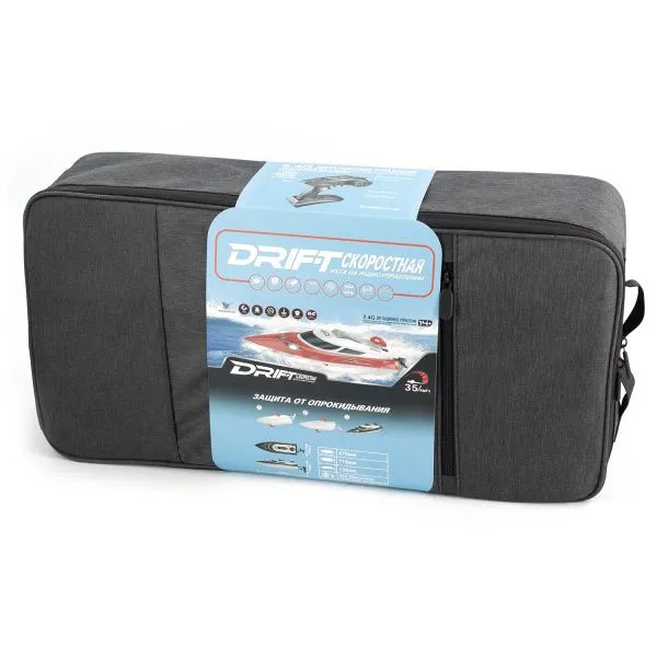 Радиоуправляемый катер Black SuNew с сумкой (47 см, 35 км/ч, акб 3000 mAh) - HJ806B-A3-BAG