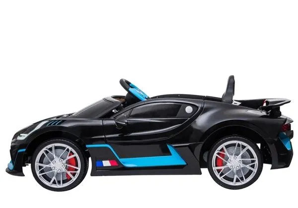 Детский электромобиль Bugatti Divo (черный, 12V) - HL338