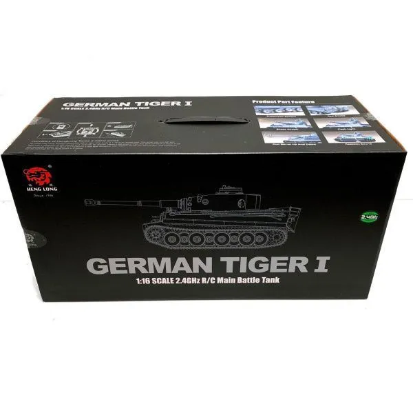Радиоуправляемый танк Heng Long German Tiger Pro V7.0 масштаб 1:16 2.4G - 3818-1PRO-V7