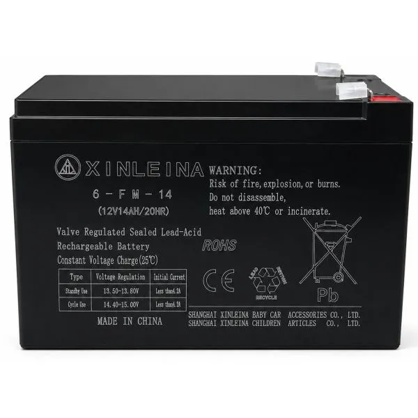 Аккумулятор XINLEINA 12V14Ah/20Hr - X-6FM14