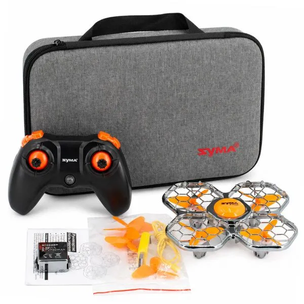 Квадрокоптер Syma X26PRO-E оранжевый с сумкой - SYMA-X26PRO-ER