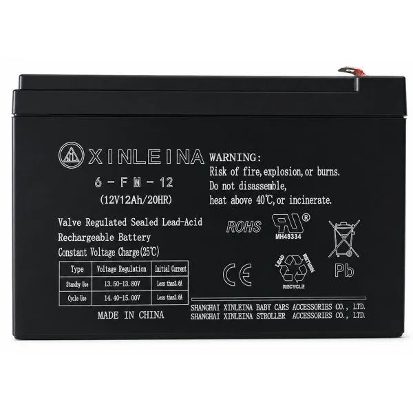 Аккумулятор XINLEINA 12V12Ah/20Hr - X-6FM12