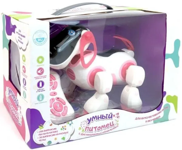 Радиоуправляемая собака Киберпес Ки-Ки Розовый - ZYA-A3008-PINK