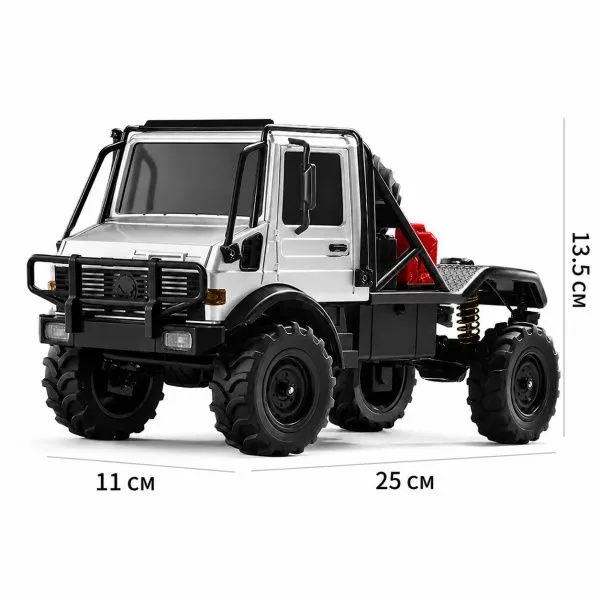 Радиоуправляемый грузовик Unimog U4000 4WD 1:18 - MN-333-SILVER