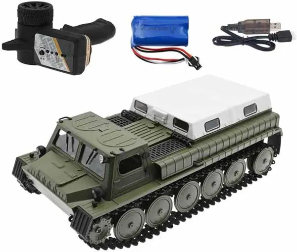 Радиоуправляемый гусеничный советский вездеход WPL RTR масштаб 1:16 - WPLE-1