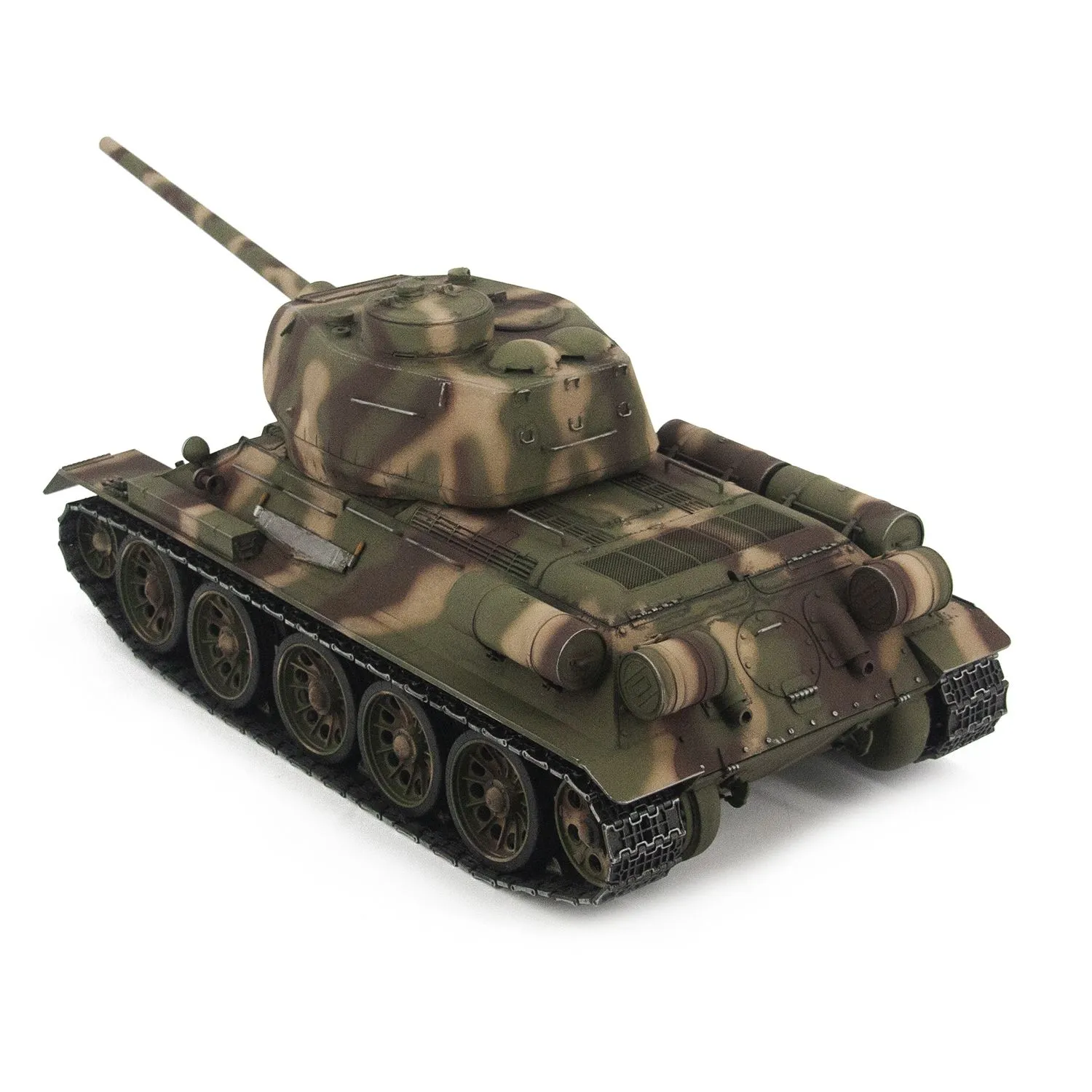 Радиоуправляемый танк Taigen Т-34/85 СССР 1:16 (лесной камуфляж, звук, дым V3) - AS3909-B-CAMO
