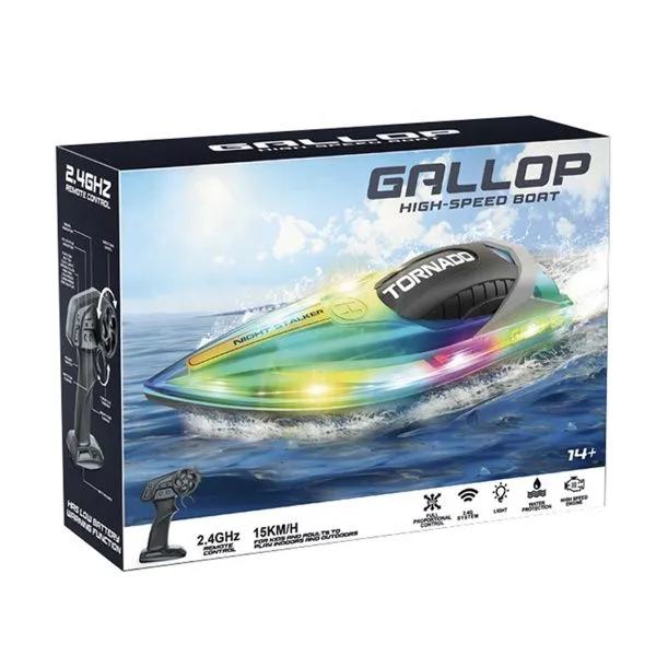 Радиоуправляемый катер Gallop (25 см, 15 км/ч) - HJ819-BLUE