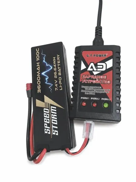 Зарядное устройство для 2S, 3S LiPo аккумуляторов G.T.POWER A3  - GTP-A3