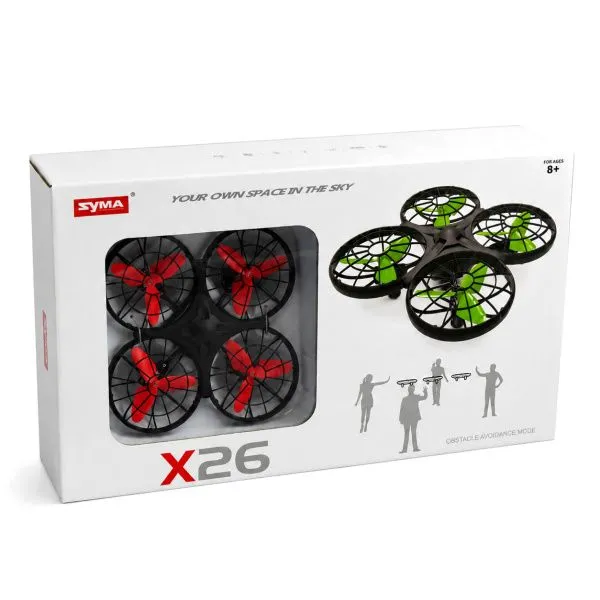 Радиоуправляемый квадрокоптер Syma X26 красный RTF 2.4G - SYMA-X26-RED