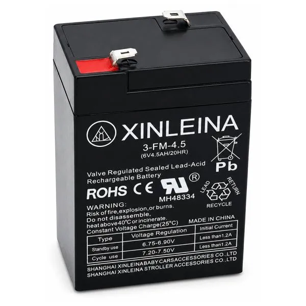 Аккумулятор XINLEINA 6V4.5Ah/20Hr - 3FM4.5