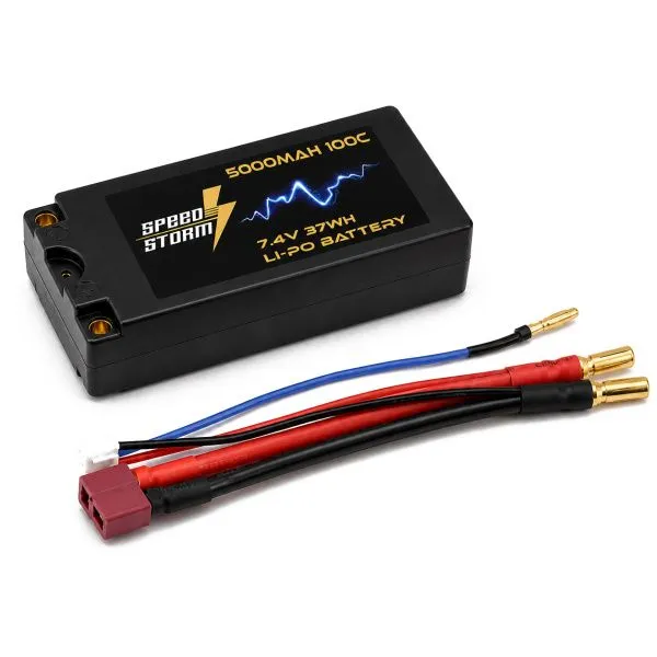 Аккумулятор Speed Storm Li-Po 7.4V 100C 5000 mAh Hard SP разъем T-plug (Deans) - SS-SP2S5000-100-D