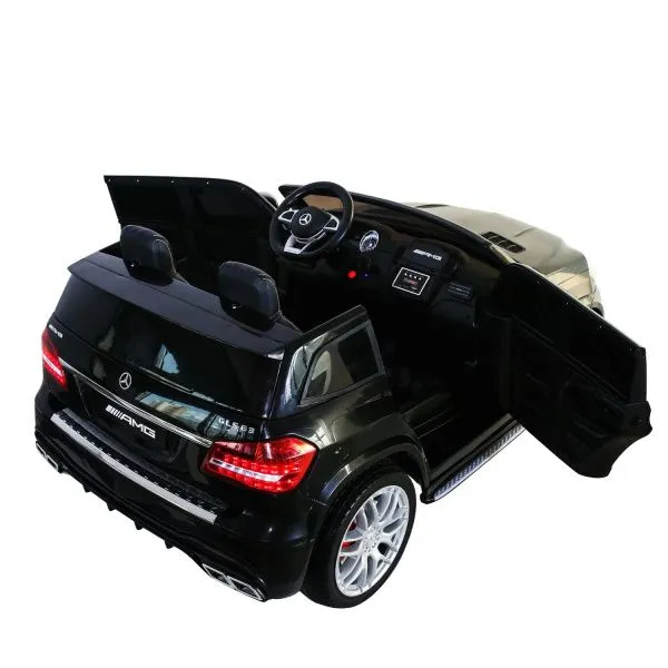 Электромобиль Mercedes Benz GLS63 (черный лак, 4WD, 12V) - HL228