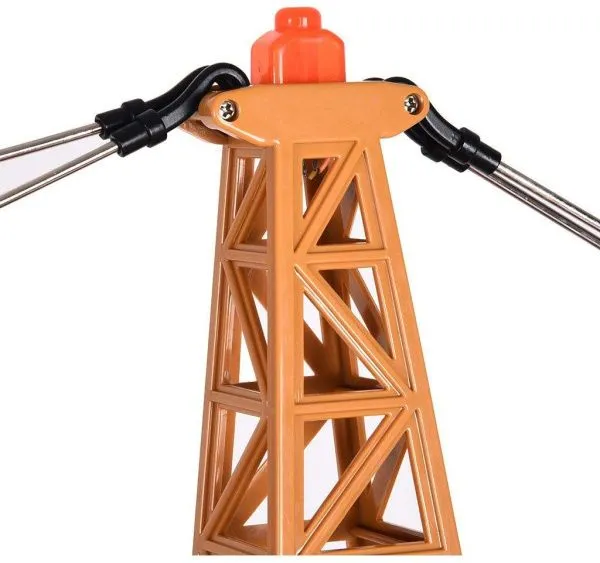 Радиоуправляемый башенный кран HUI NA TOYS масштаб 1:14 2.4G - HN1585