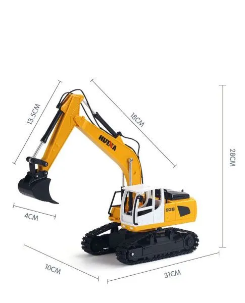 Радиоуправляемый экскаватор HUI NA TOYS масштаб 1:24 2.4G - HN1516