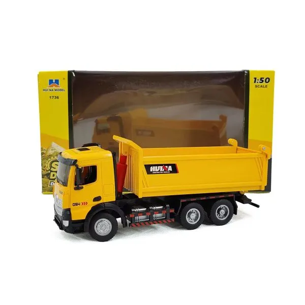 Масштабная модель самосвал Huina 1:50 - HN1736-YELLOW