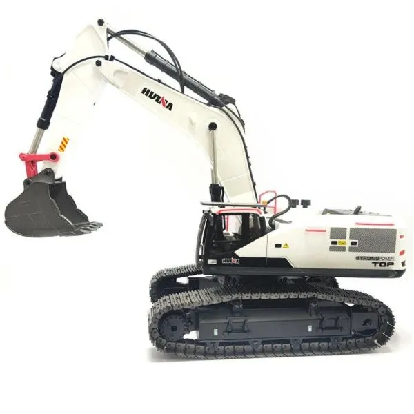 Радиоуправляемый экскаватор белый HUI NA TOYS масштаб 1:14 2.4G - HN1594-WHITE