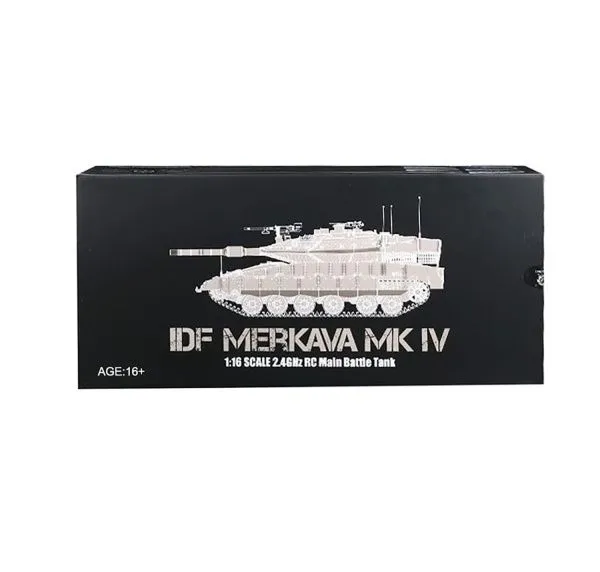 Радиоуправляемый танк Heng Long Merkava MK4 V7.0 масштаб 1:16 2.4G - 3958-1-V7