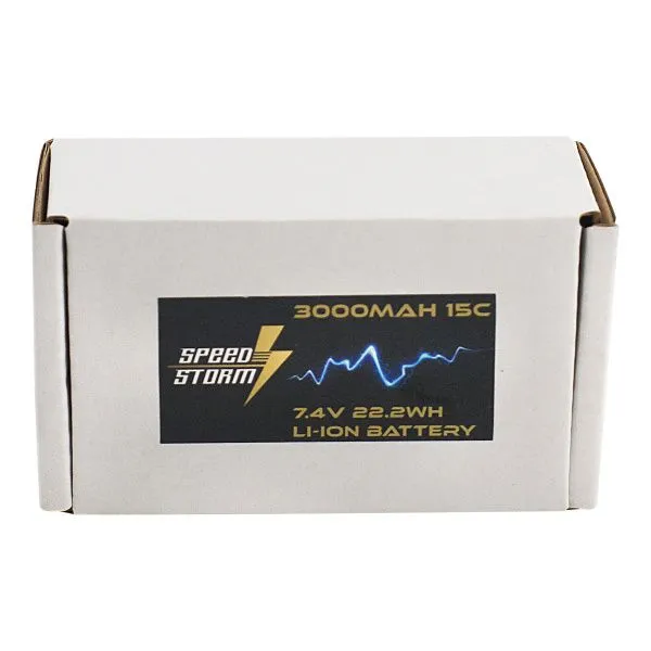 Аккумулятор Speed Storm Li-ion 18650 7.4V 3000 mAh разъем T-plug (Deans) - SS-2S3000-D