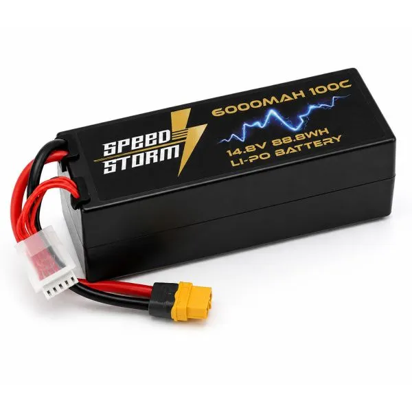 Аккумулятор Speed Storm Li-Po 14.8V 100C 6000 mAh Hard Case разъем XT60 - SS-4S6000-100-XT60