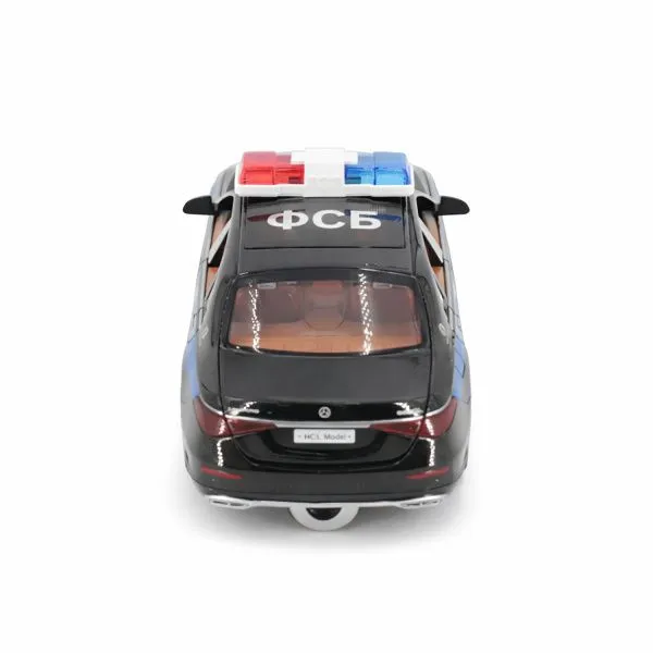 Радиоуправляемая металлическая полицейская машина Mercedes S600 1:22 - HCL-3613-BLACK