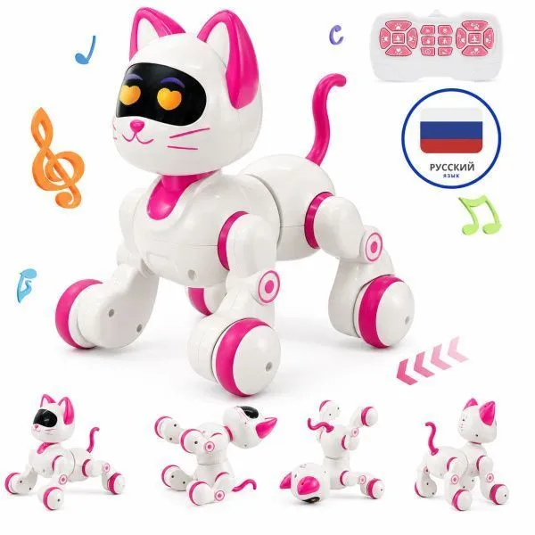 Радиоуправляемая интерактивная кошка Акробат - AW-6602-WHITE