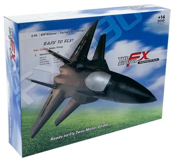 Радиоуправляемый самолет Fei Xiong J-20 RTF 2.4G - FX830-GREY