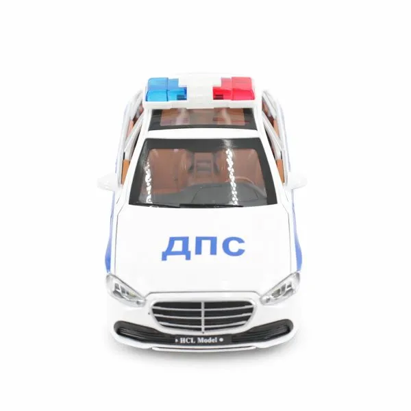 Радиоуправляемая металлическая полицейская машина Mercedes S600 1:22 - HCL-3613-WHITE