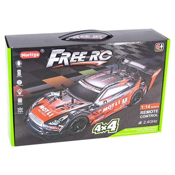 Радиоуправляемая машина для дрифта Nissan GTR R35 4WD 1:14 - RC-18E