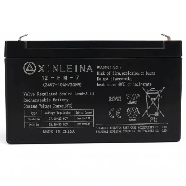 Аккумулятор XINLEINA 24V7-10Ah/20HR 12-FM-7-10 - X-12FM7-10