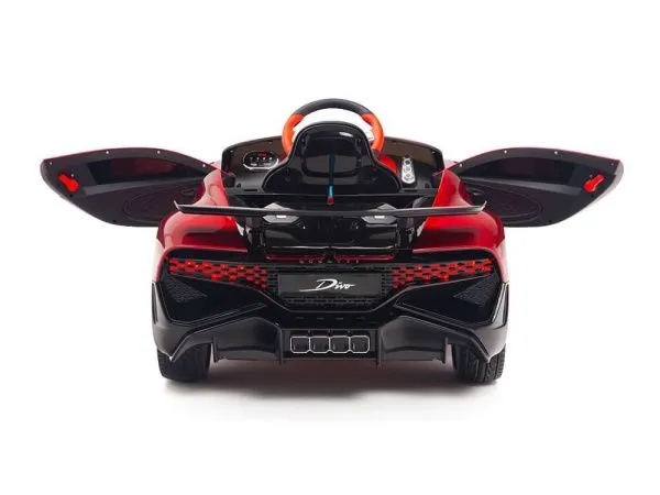 Детский электромобиль Bugatti Divo (красный лак, 12V) - HL338