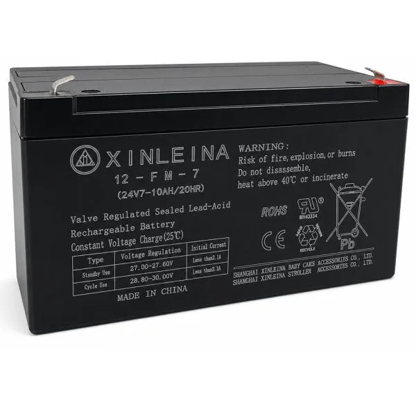 Аккумулятор XINLEINA 24V7-10Ah/20HR 12-FM-7-10 - X-12FM7-10