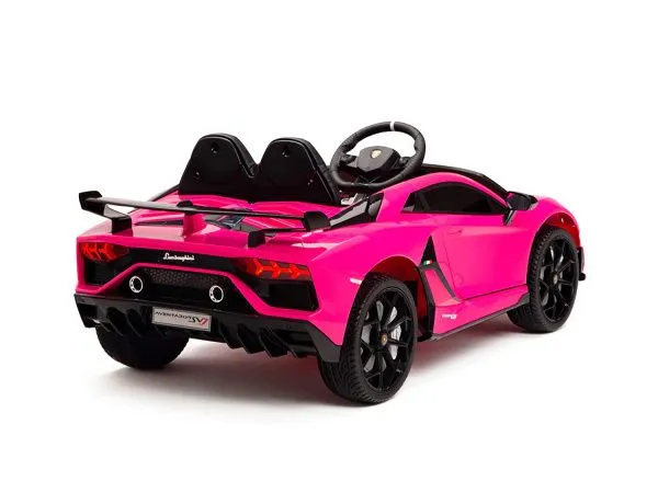Детский электромобиль Lamborghini SVJ (розовый, 12V) - HL328