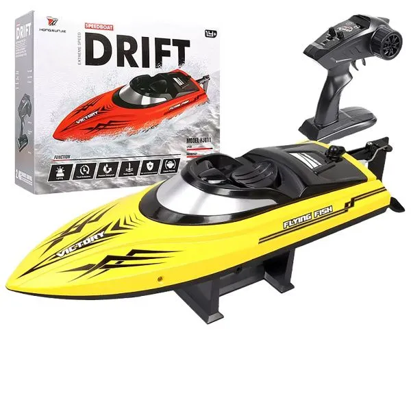 Радиоуправляемый катер DRIFT (30 см, 25 км/ч) - HJ811-YELLOW