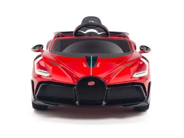 Детский электромобиль Bugatti Divo (красный лак, 12V) - HL338