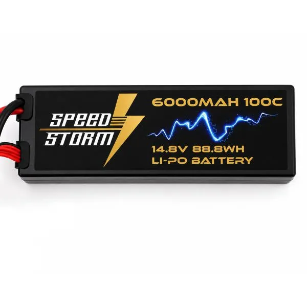 Аккумулятор Speed Storm Li-Po 14.8V 100C 6000 mAh Hard Case разъем XT60 - SS-4S6000-100-XT60