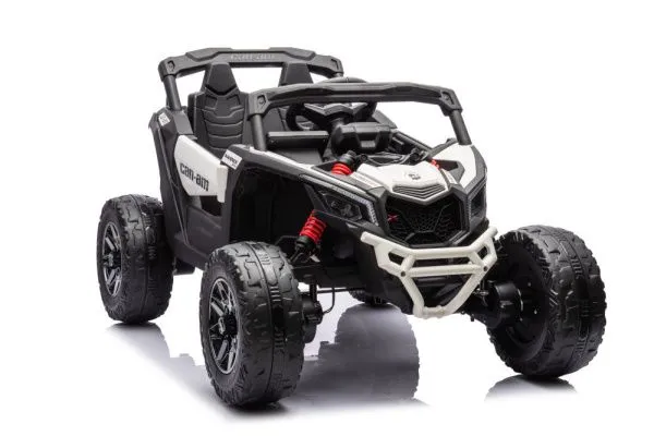 Детский электромобиль Багги Can-Am Maverick (24V, полный привод, белый) - DK-CA003-WHITE