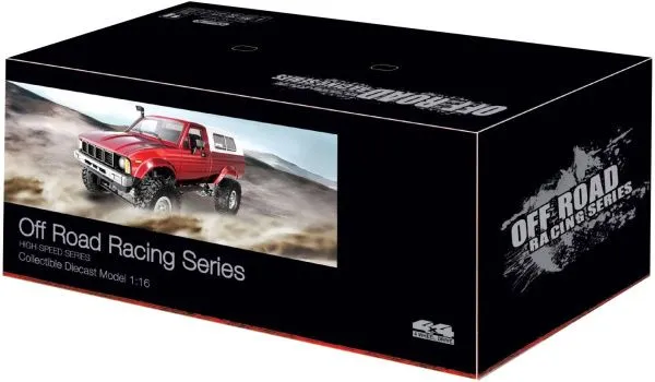 Радиоуправляемая машина WPL пикап Hilux (красная) 4WD 2.4G 1:16 RTR - WPLC-24-RED