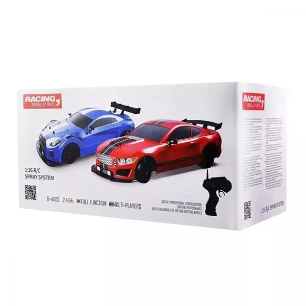 Радиоуправляемая машина для дрифта HB Ford Mustang (4WD, свет, пар, акб, 1:16) - SC16A11