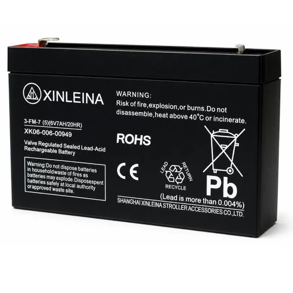Аккумулятор XINLEINA 6V7Ah/20Hr - 3-FM-7