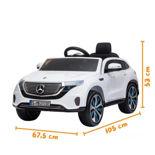 Детский электромобиль Mercedes EQC 400 6V 2WD - HL378-WHITE