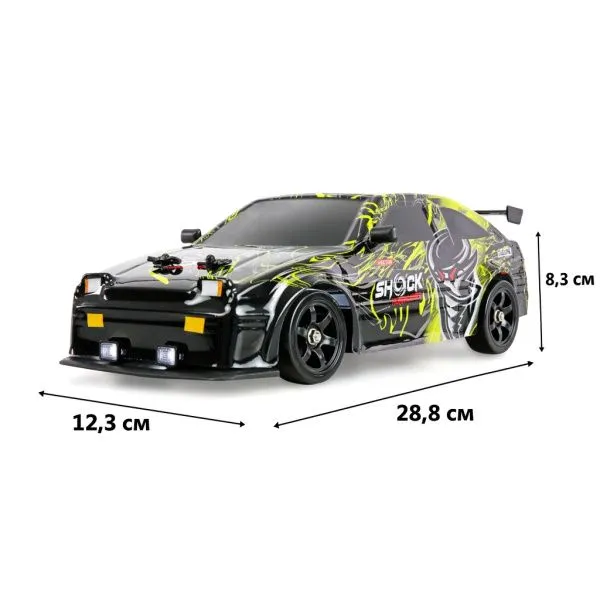 Радиоуправляемая машина для дрифта HB Toyota AE86 (4WD, свет, пар, акб, 1:16) - SC16A16
