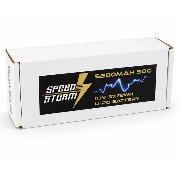 Аккумулятор Speed Storm Li-Po 11.1V 50C 5200 mAh Hard Case разъем XT90 - SS-3S5200-50-XT90