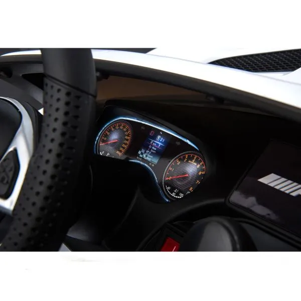 Электромобиль Mercedes-Benz GT R (белый, 4WD, 12V) - HL289-WHITE