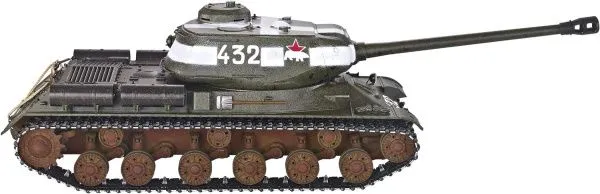 Радиоуправляемый танк Taigen ИС-2 модель 1944 СССР 1:16 (зеленый, звук, дым V3) - AS3928-B-GREEN