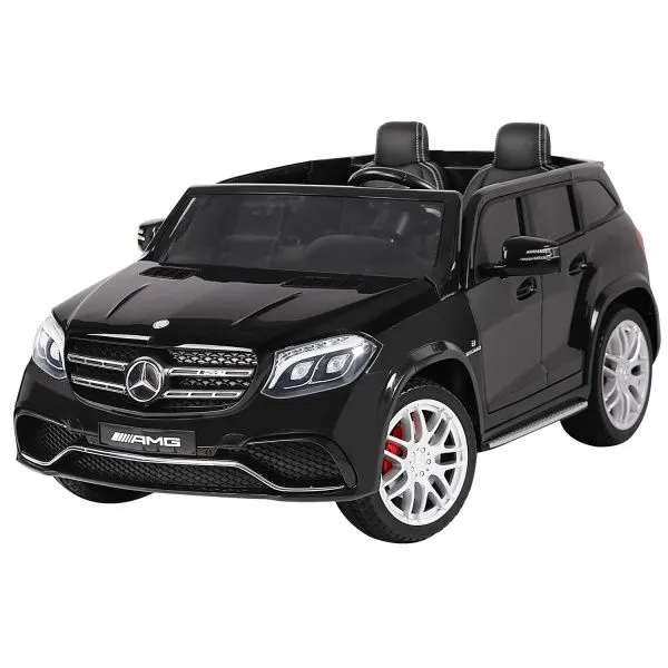 Электромобиль Mercedes Benz GLS63 (черный лак, 4WD, 12V) - HL228