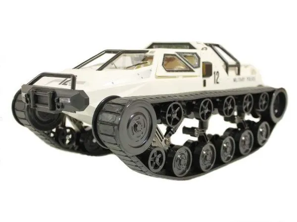 Радиоуправляемый гусеничный белый вездеход 1:12 2.4G - G2061-WHITE