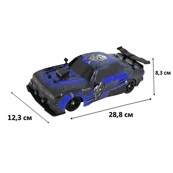 Радиоуправляемая машина для дрифта HB Ford Mustang (4WD, свет, пар, акб, 1:16) - SC16A18